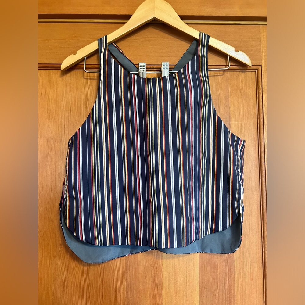 Handmade Reversible Striped Tank- New